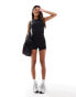 ASOS 4505 Icon seamless rib 00's racer vest in black