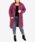 Фото #6 товара Plus Size Chelsea Long Sleeve Coatigan Sweater