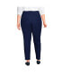 ფოტო #3 პროდუქტის Plus Size High Rise Bi Stretch Pintuck Pencil Ankle Pants