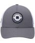 Men's Gray, White Nevada Wolf Pack Motto Trucker Snapback Hat