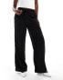 Фото #10 товара ASOS DESIGN pull on trouser with contrast piping in black