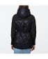 Фото #2 товара Women's Knit Combo Anorak Puffer Jacket