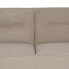 3-Seater Sofa Taupe Wood 220 x 87 x 85 cm