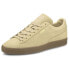 Фото #2 товара Puma Suede Gum Lace Up Mens Beige Sneakers Casual Shoes 38117402