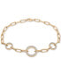 Diamond Circles Paperclip Link Bracelet (1/2 ct. t.w.) in 14k Gold, Created for Macy's