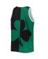 Men's Larry Bird Kelly Green and Black Boston Celtics Sublimated Player Tank Top Kelly Green, Black, S - фото #4