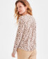 Women's Cotton Henley Long-Sleeve Top, Created for Macy's