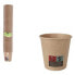 Фото #1 товара ALGON 50 Kraft Cardboard Cups 120ml