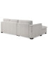 Фото #8 товара Arond 97" 2-Pc. Leather Sectional with Chaise, Created for Macy's