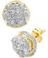 Diamond Round Halo Stud Earrings (2 ct. t.w.) in 10k Gold