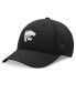 ფოტო #1 პროდუქტის Men's Black Kansas State Wildcats Liquesce Trucker Adjustable Hat