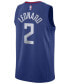 Фото #2 товара Men's Kawhi Leonard Los Angeles Clippers Icon Swingman Jersey