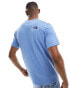 Фото #4 товара The North Face Simple Dome logo t-shirt in blue