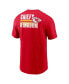 Фото #4 товара Men's Red Kansas City Chiefs Blitz Essential T-shirt