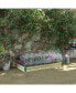 Фото #2 товара Горшок для растений Outsunny с теплицей 4' х 3' х 2' из древесины - двойное использование для овощей, цветов - натуральный