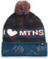 Фото #1 товара Мужская шапка оранжевая розовая трикотажная The North Face Ski Tuke Pom Hat