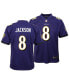 Lamar Jackson Baltimore Ravens Game Jersey, Big Boys (8-20)