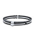 ფოტო #1 პროდუქტის Biker Black Handcuff For Mens For Women Bracelet Bangle Stainless Steel