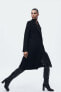 Пальто в мужском стиле из шерсти manteco — zw collection ZARA