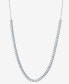 ფოტო #3 პროდუქტის Diamond 18" Tennis Necklace (1/2 ct. t.w.) in Sterling Silver