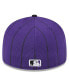 Men's Purple Colorado Rockies 2024 Batting Practice Low Profile 59FIFTY Fitted Hat