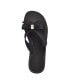 ფოტო #7 პროდუქტის Women's Tuta Low Embellished Bow Molded Flip Flops