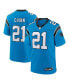 Фото #1 товара Men's Jeremy Chinn Blue Carolina Panthers Alternate Game Jersey