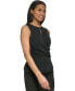 Фото #3 товара Women's Jewel-Neck Cross-Wrap Sleeveless Top
