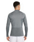 Men's Pro Slim-Fit Dri-FIT Mock Neck Long-Sleeve Fitness Shirt