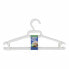 Hangers Ruth Dem Ruth White Plastic 5 Pieces 37 x 18,5 x 3 cm (12 Units)