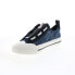 Фото #7 товара Diesel S-Astico Low Zip Mens Blue Canvas Lace Up Lifestyle Sneakers Shoes