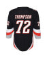 ფოტო #3 პროდუქტის Big Boys Tage Thompson Black Buffalo Sabres Alternate Replica Player Jersey