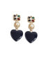 Women's Royal Heart Drop Earrings