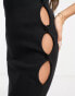 Фото #6 товара SNDYS x Molly King cut out detail mini dress in black