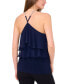 Women's Embellished Tiered Halter Top