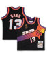 Фото #1 товара Infant Boys and Girls Steve Nash Black Phoenix Suns 1996/97 Hardwood Classics Retired Player Jersey