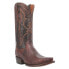 Фото #2 товара Dan Post Boots Hearst Lizard Snip Toe Cowboy Mens Brown Casual Boots DP3078