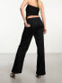 Фото #7 товара NA-KD x Josefine HJ tailored trousers in black