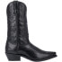 Laredo Laredo Hawk Snip Toe Cowboy Mens Black Dress Boots 6860
