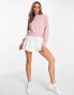 Фото #1 товара adidas Originals collar detail sweat in dusty pink