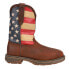 Durango Rebel Patriotic 11 Inch Electrical Steel Toe Work Mens Brown Work Safet