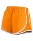 Women's Tennessee Orange Tennessee Volunteers Primetime Tempo Performance Shorts Tennessee Orange, White, XS - фото #2