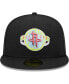 Фото #3 товара Men's Black Houston Rockets Color Pack 59FIFTY Fitted Hat