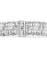 ფოტო #3 პროდუქტის Diamond Leaf-Inspired Link Bracelet (1 ct. t.w.) in Sterling Silver