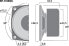 Фото #3 товара MONACOR SP-7/4SQS - Breitbandlautsprecher-Treiber - 4 W - Rechteckig - 8 W - 4 Ohm - 3 - 17000 Hz
