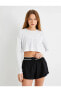 Фото #3 товара Топ Koton Sporty Window Crop Crew Neck