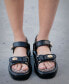 Фото #10 товара Women's Peyton Double Buckle Flatform Sandals