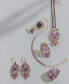 ფოტო #4 პროდუქტის Crazy Collection® Multi-Stone Drop Earrings in 14k Strawberry Rose Gold (13-1/2 ct. t.w.)