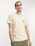 Vans – T-Shirt in Beige mit „Enjoy It“-Vintage-Rückenprint