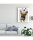 Фото #3 товара Fab Funky Brown French Bulldog and Butterflies Canvas Art - 19.5" x 26"